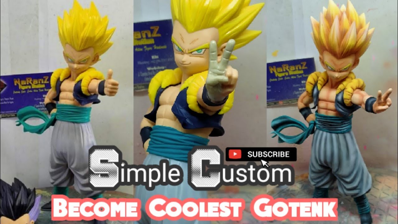 (English Subtitle) Hand Custom & Airbrush Repaint Grandista Gotenks - New one looks cool
