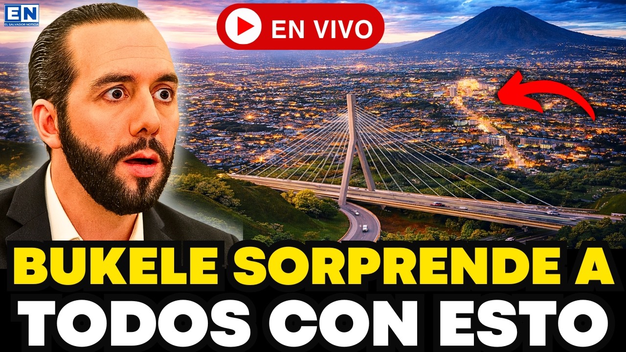 BUKELE SORPRENDE CON ESTAS MEGA OBRAS EN EL SALVADOR