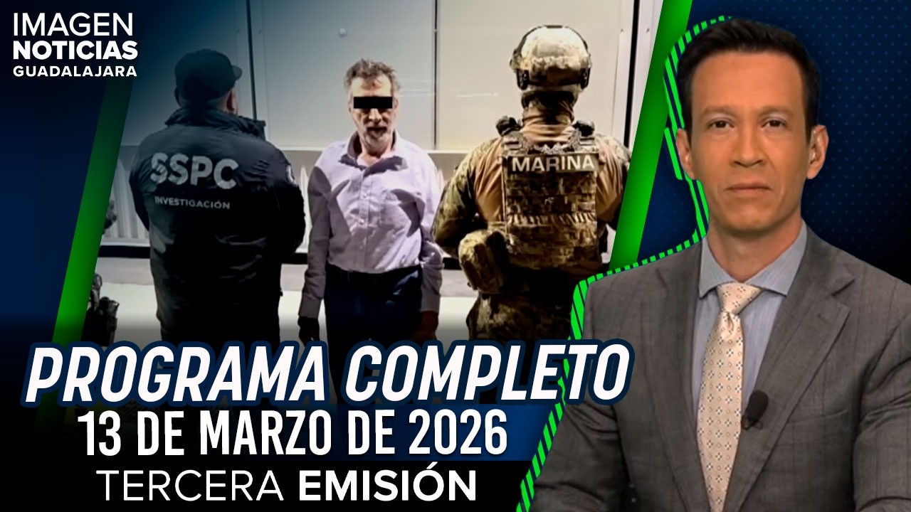 Imagen Noticias GDL с Рикардо Камареной | Полная программа 13 марта 2026 г.