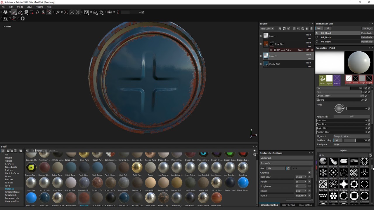 Using Anchor Points and Generators | Adobe Substance 3D