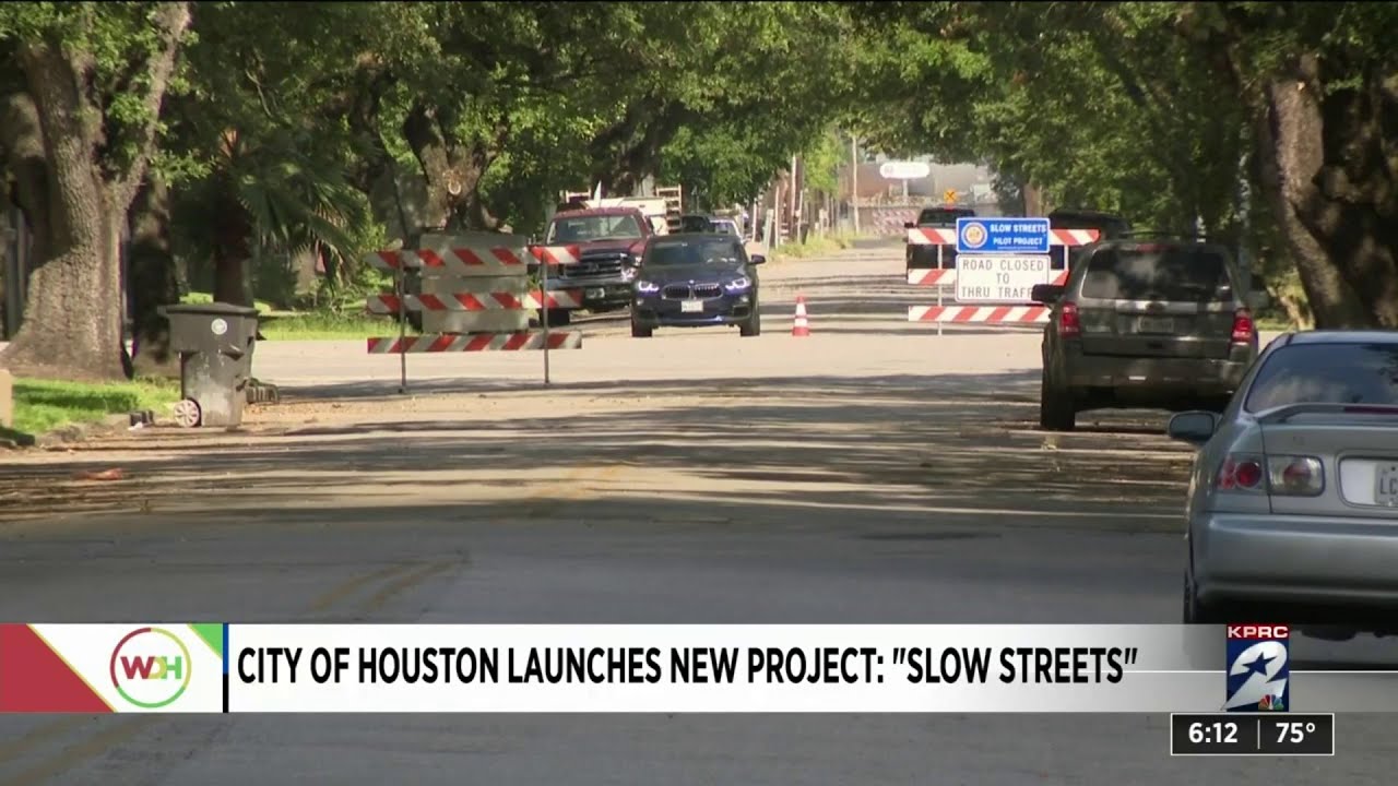 City of Houston launches new project: 'Slow Streets'