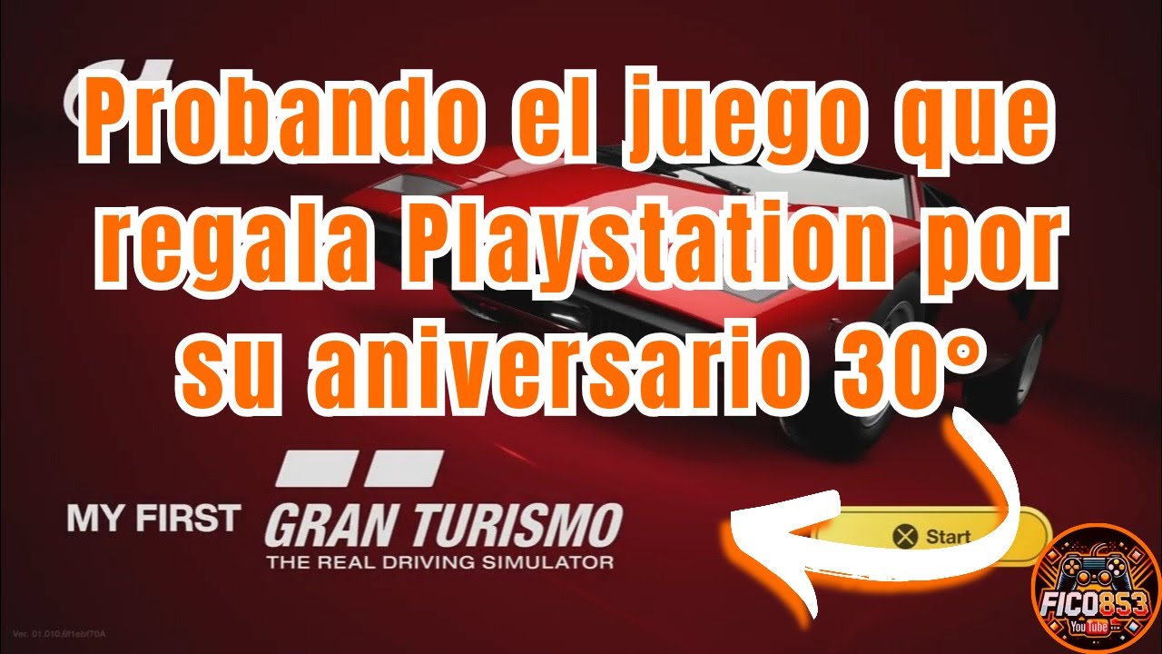 Probando el juego que regalo Sony (My First Gran Turismo)