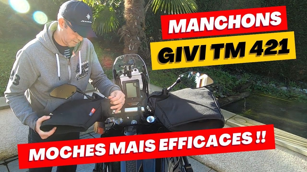 Manchons Givi TM 421, moches mais efficaces ! Ténéré 700