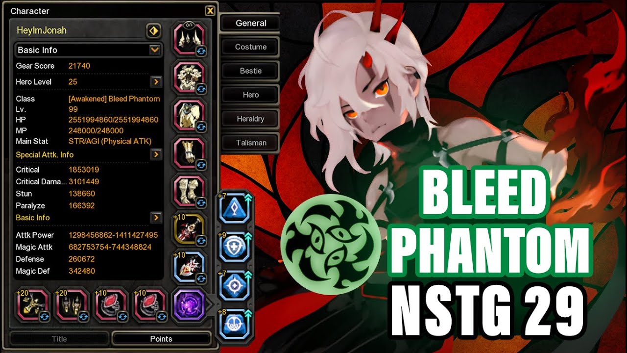 NSTG29 - BLEED PHANTOM | GEAR REVIEW | Dragon Nest SEA