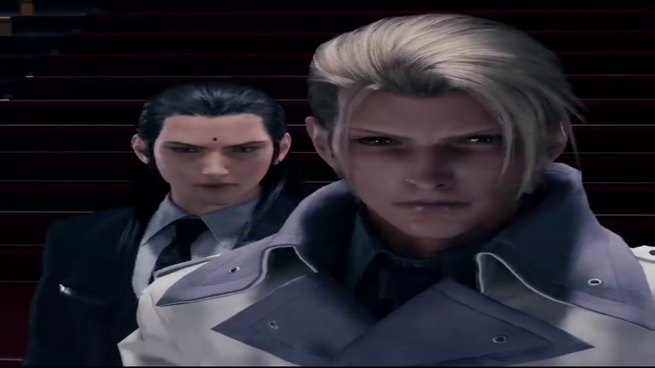 rufus shinra but every time he turns he gets wider