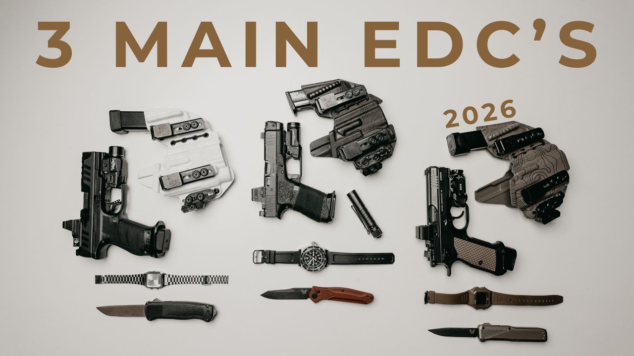 Мой идеальный EDC-комплект 2026 года (3 реальных варианта)