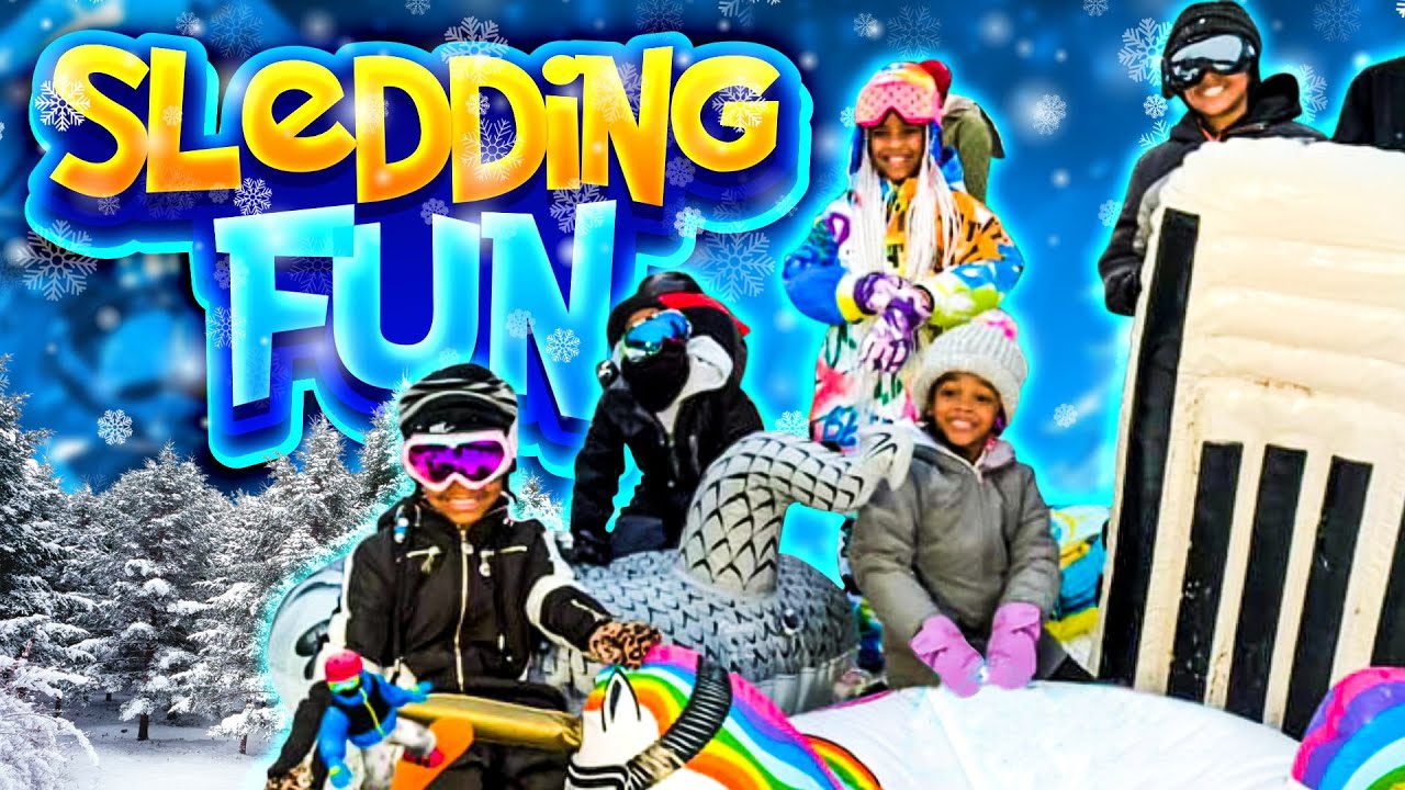 Sledding with Grey, Prime and Phe! 💙@ThisisGreysWorld @phesplaytime9784