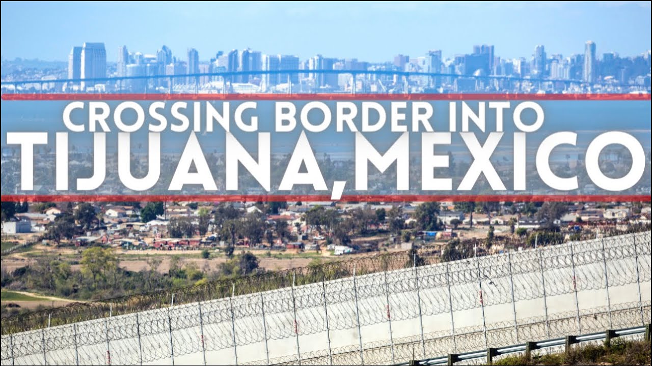 Walking Across The Border into Tijuana  Mexico - Coming Back To The USA Using CBX