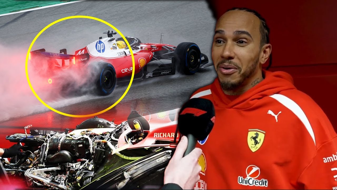 Lewis Hamilton's REACTION INTERVIEW after his first test drive with the Ferrari SF-26 in Barcelona