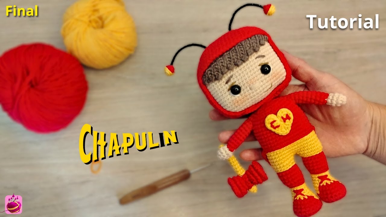 Chapulín colorado Amigurumi 🎈👒 | Paso a paso  Parte final | Amigurumis Castillo
