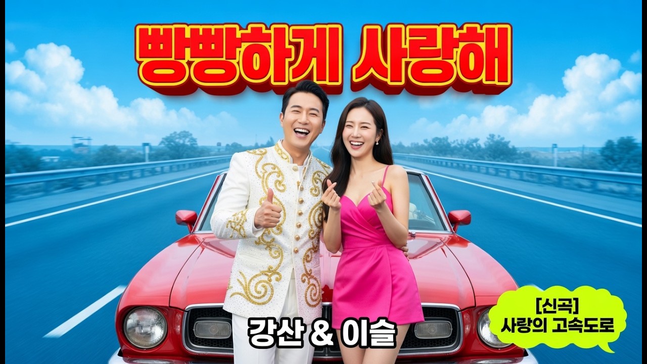 신곡] 빵빵하게 사랑해 - 강산 & 이슬 (사랑의 고속도로) #세미트로트 #드라이브송 #강산과이슬
