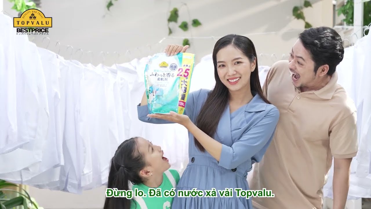 NƯỚC XẢ VẢI  TOPVALU THƠM NG&Aacute;T HƯƠNG HOA