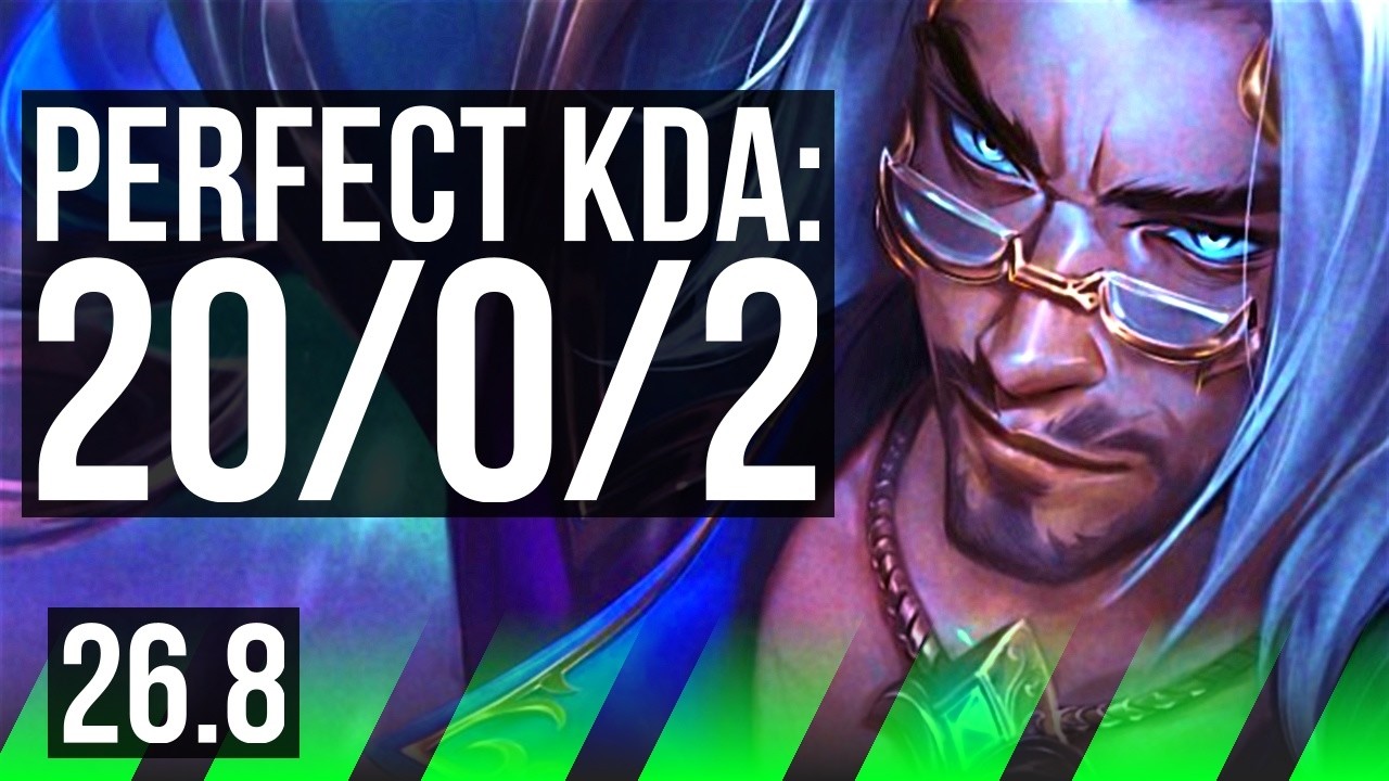 SYLAS vs ZED (JGL) | Perfect KDA: 20/0/2 | EUNE Master | 26.8