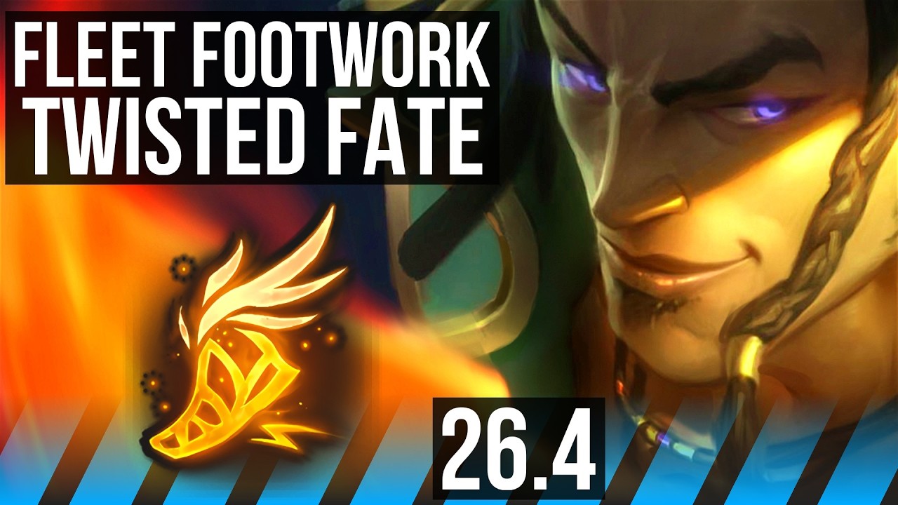 TWISTED FATE vs YASUO (MID) | Fleet Footwork, 4k gold comeback | EUW Master | 26.4