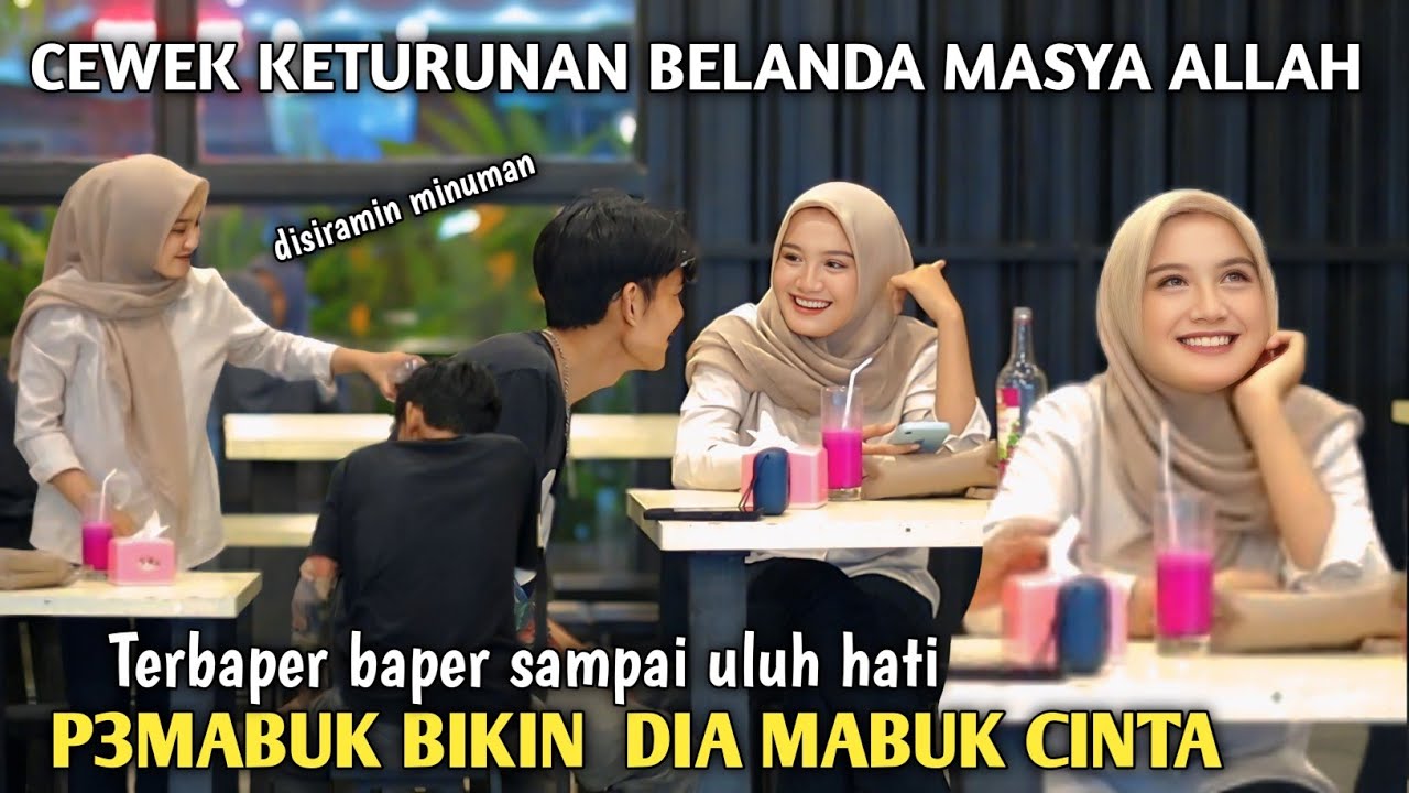 PRANK MABUK,SHOLAWAT!! MASYA ALLAH CEWEK BELANDA TERBAPER BAPER