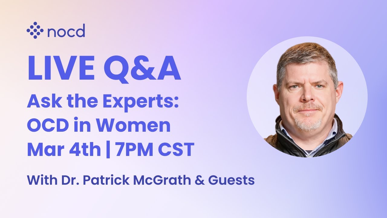 Ask the Experts Live Q&A: OCD in Women