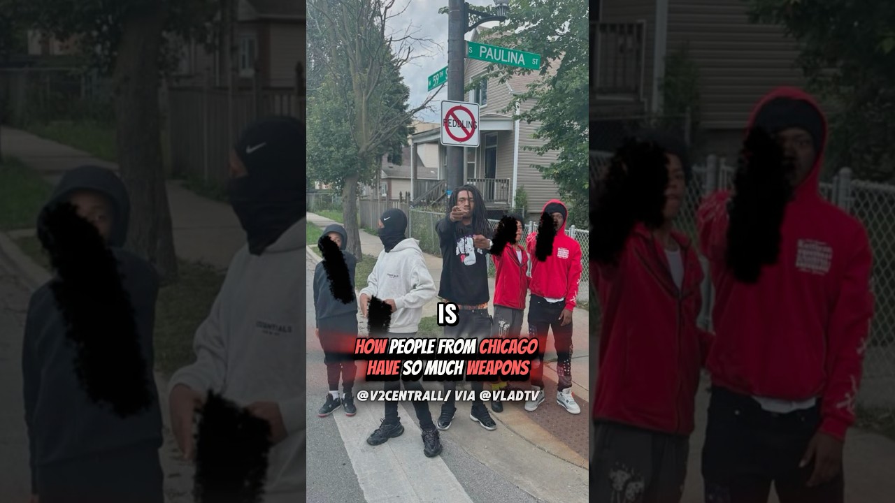 Why Do People From Chicago Have So Much G*ns?😳 #chiraq #chicago