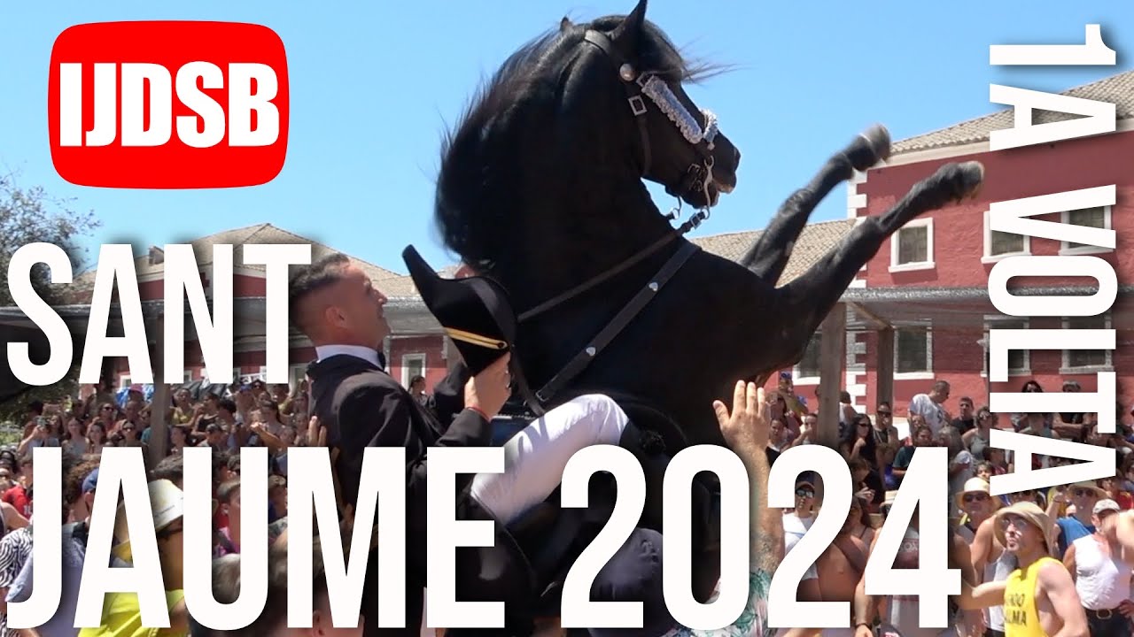 Primera volta del Jaleo 🟡 Matí des Dia de Sant Jaume 2024 🐴 Es Castell