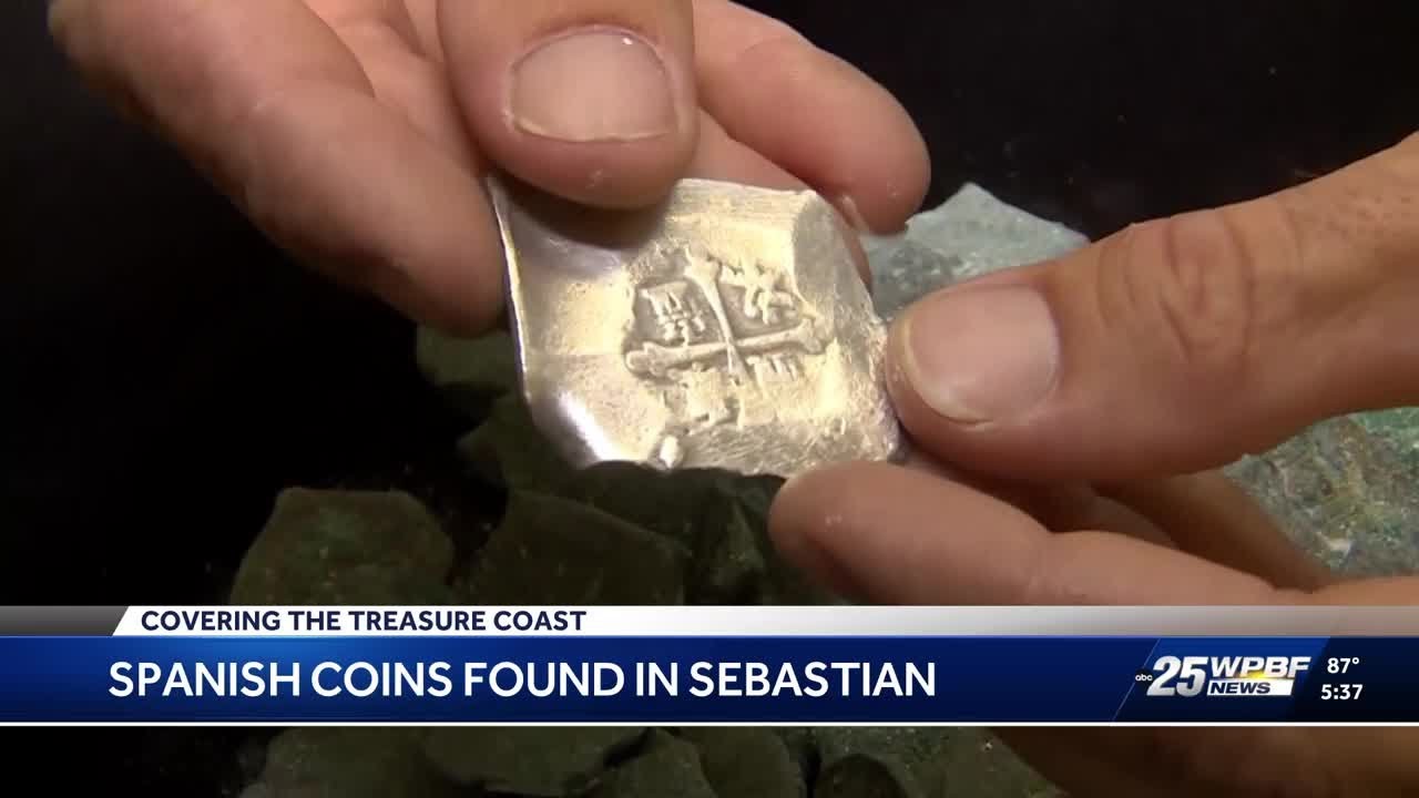 Centuries-old Spanish coins found off the Treasure Coast