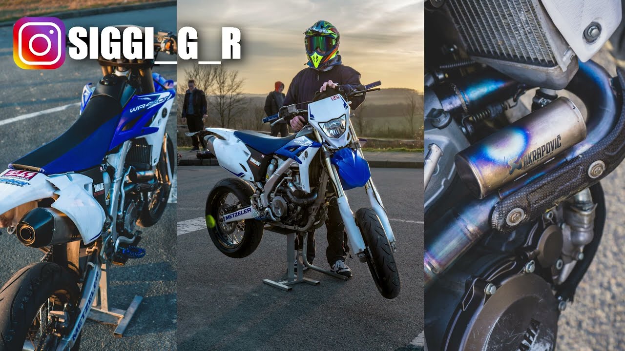 AKRAPOVIC on YAMAHA WR 450 F - Wheelies & Soundcheck
