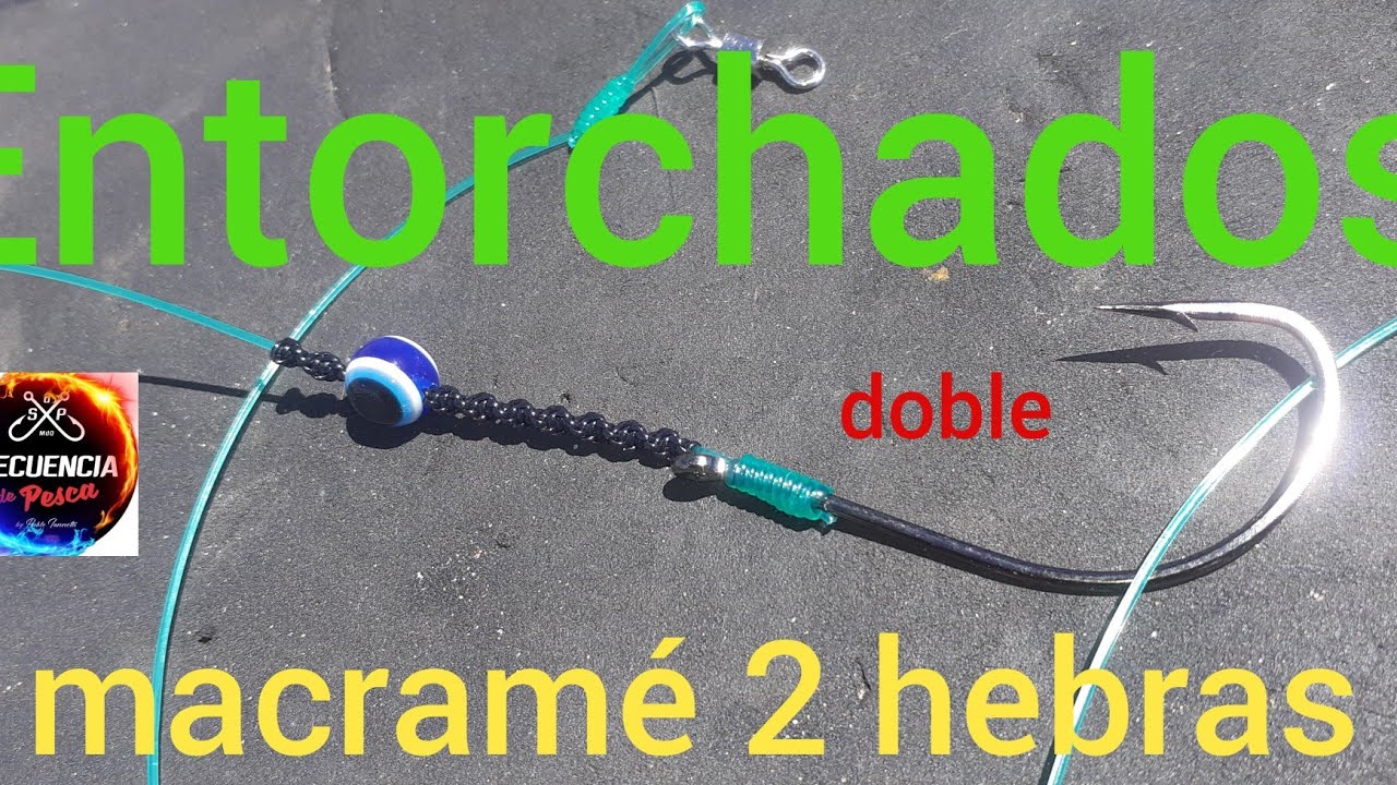 BRAZOLADAS/NUDOS/ENTORCHADOS DOBLE HEBRA/MACRAMÉ (SLOW MOTION)