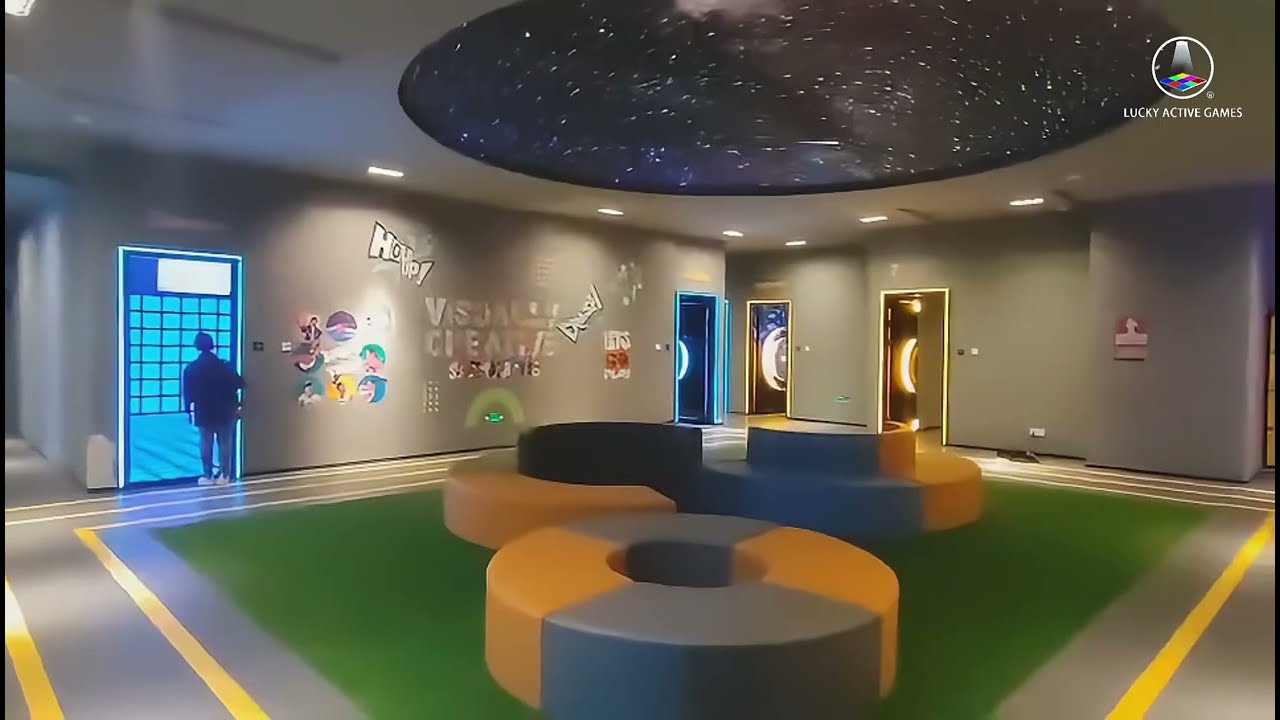 Interactive game room decoration case