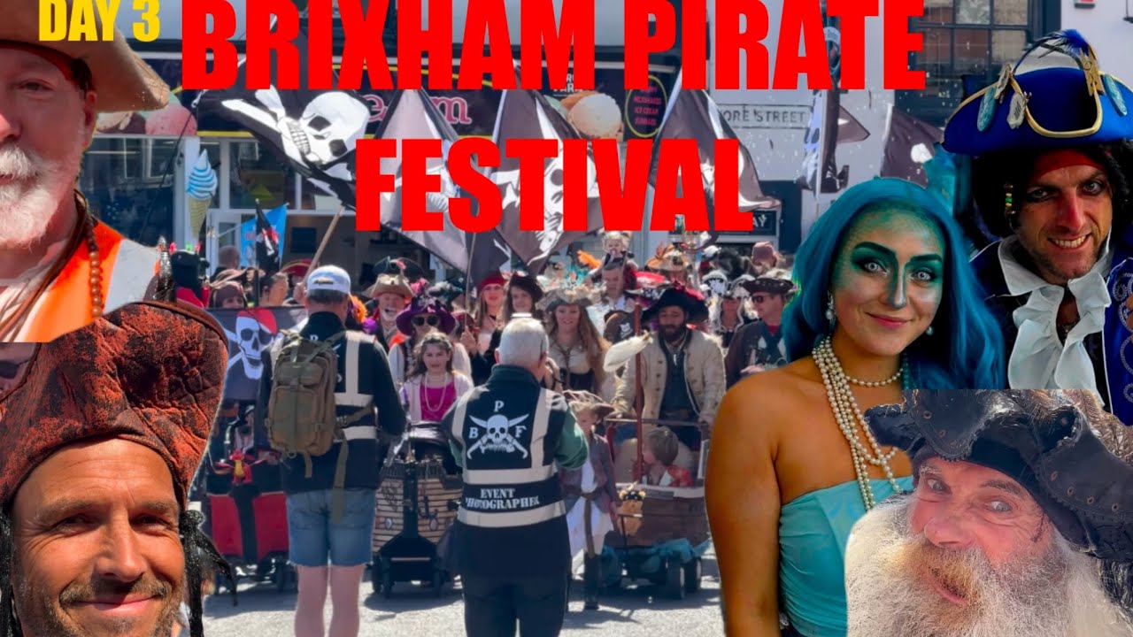 DAY 3 Brixham Pirate Parade 2025! ARRR You Ready?
