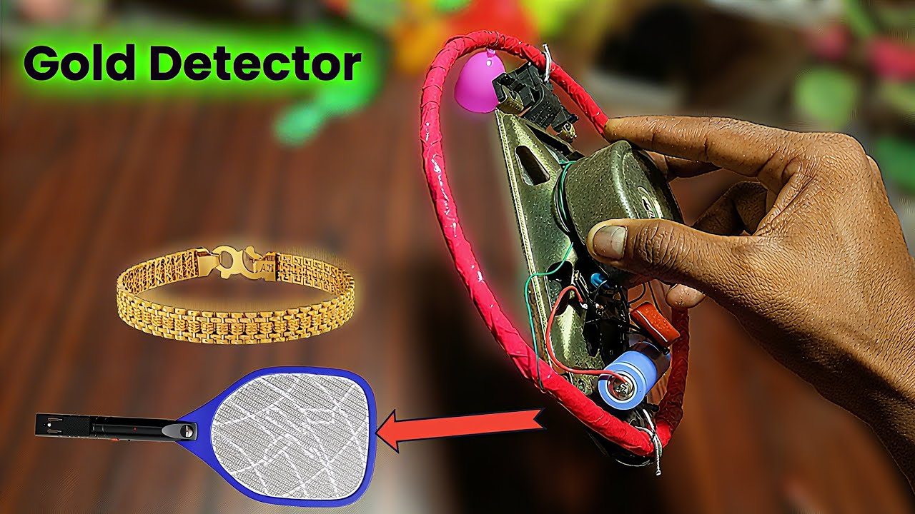 How to make gold Detector using mosquito bat circuit | Gold Detector | metal Detector |