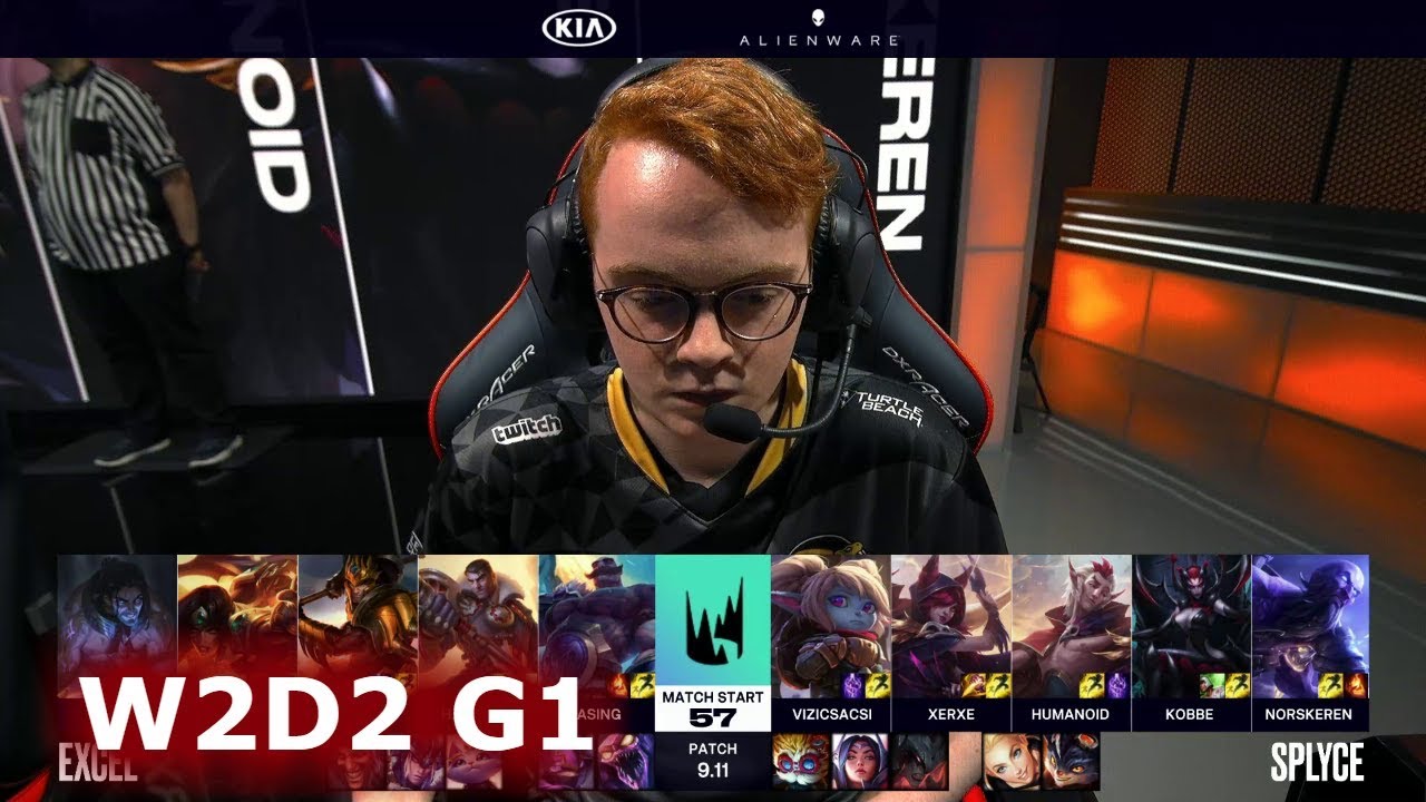 Excel Esports vs Splyce | Week 2 Day 2 S9 LEC Summer 2019 | XL vs SPY W2D2