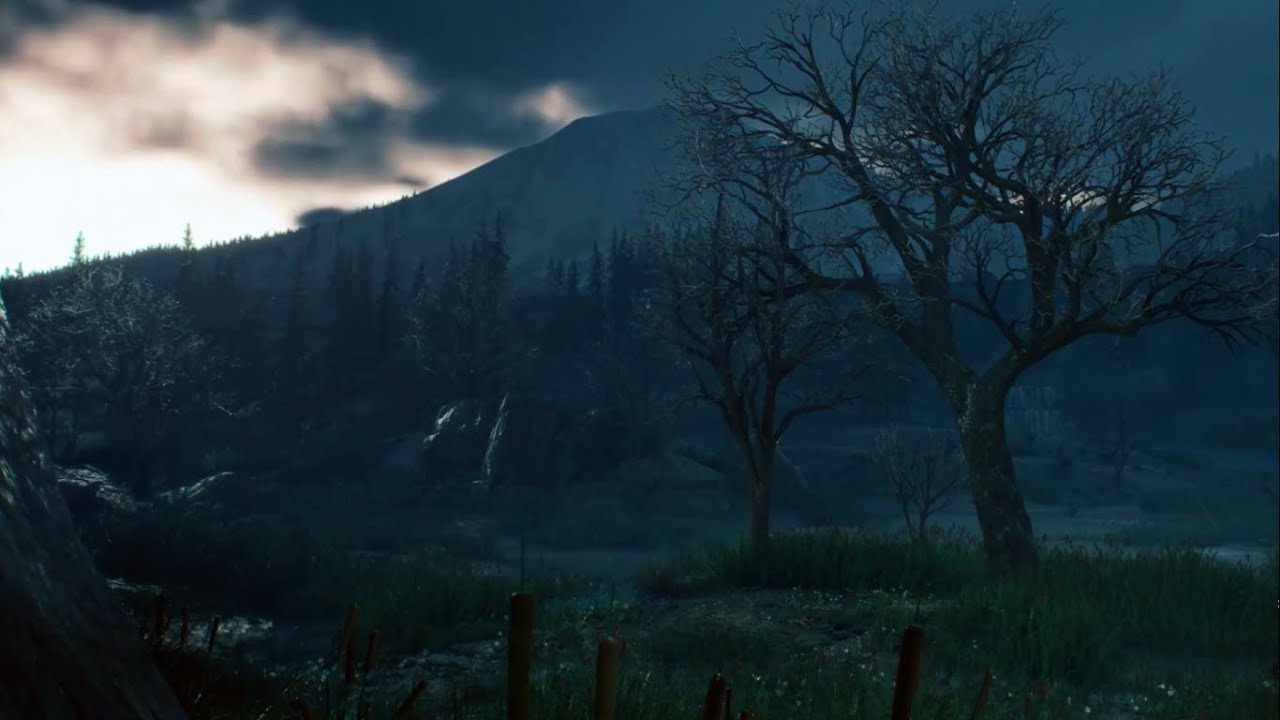 A Moment Of Calm - Full Day Cycle & Heavy Thunderstorm Ambience At Lake - Days Gone