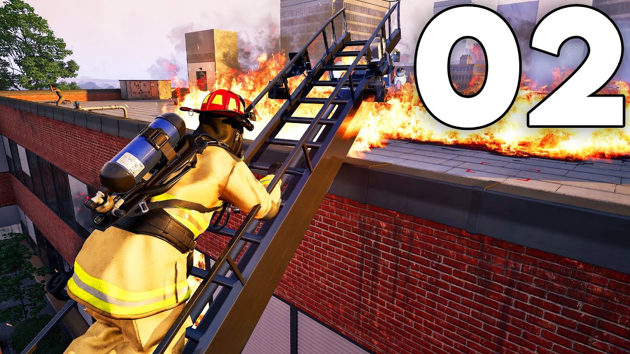 Firefighting Simulator Ignite - Part 2 - The Ladder Truck Changes Everything!