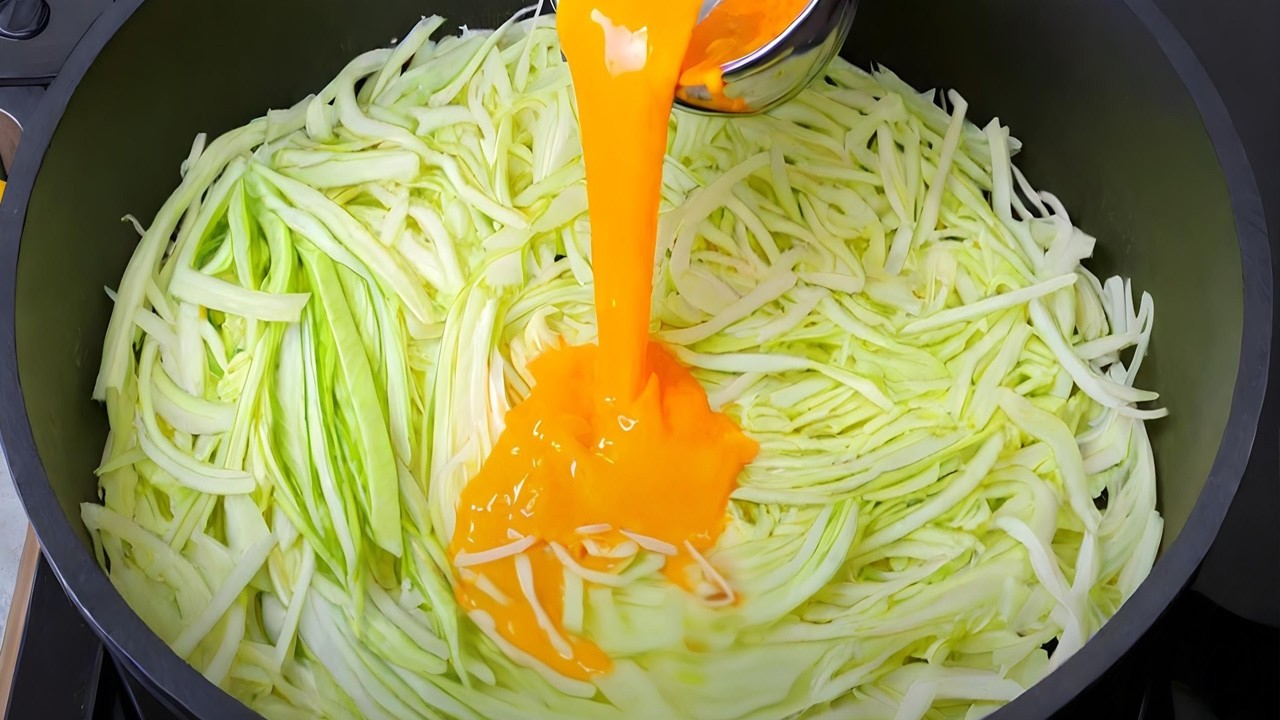 Cabbage and Eggs are better than cake. A simple recipe