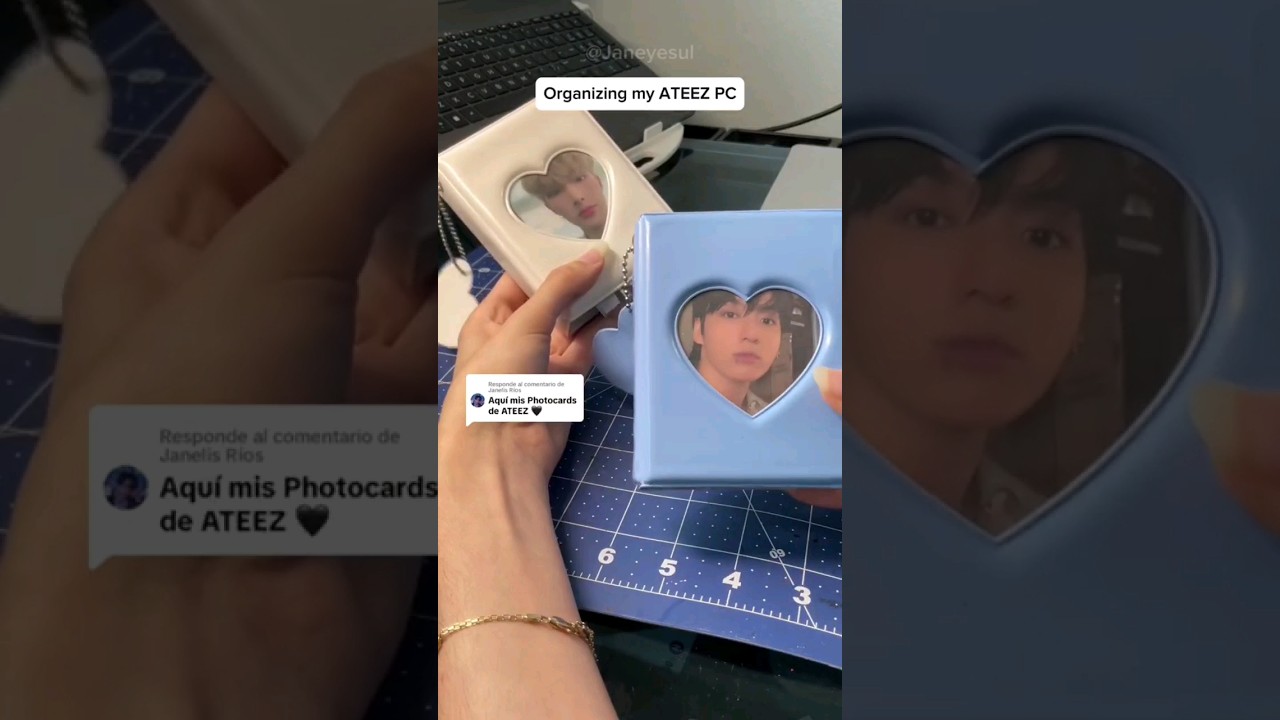 Organizing my ATEEZ Photocards in a Binder | Janeyesul