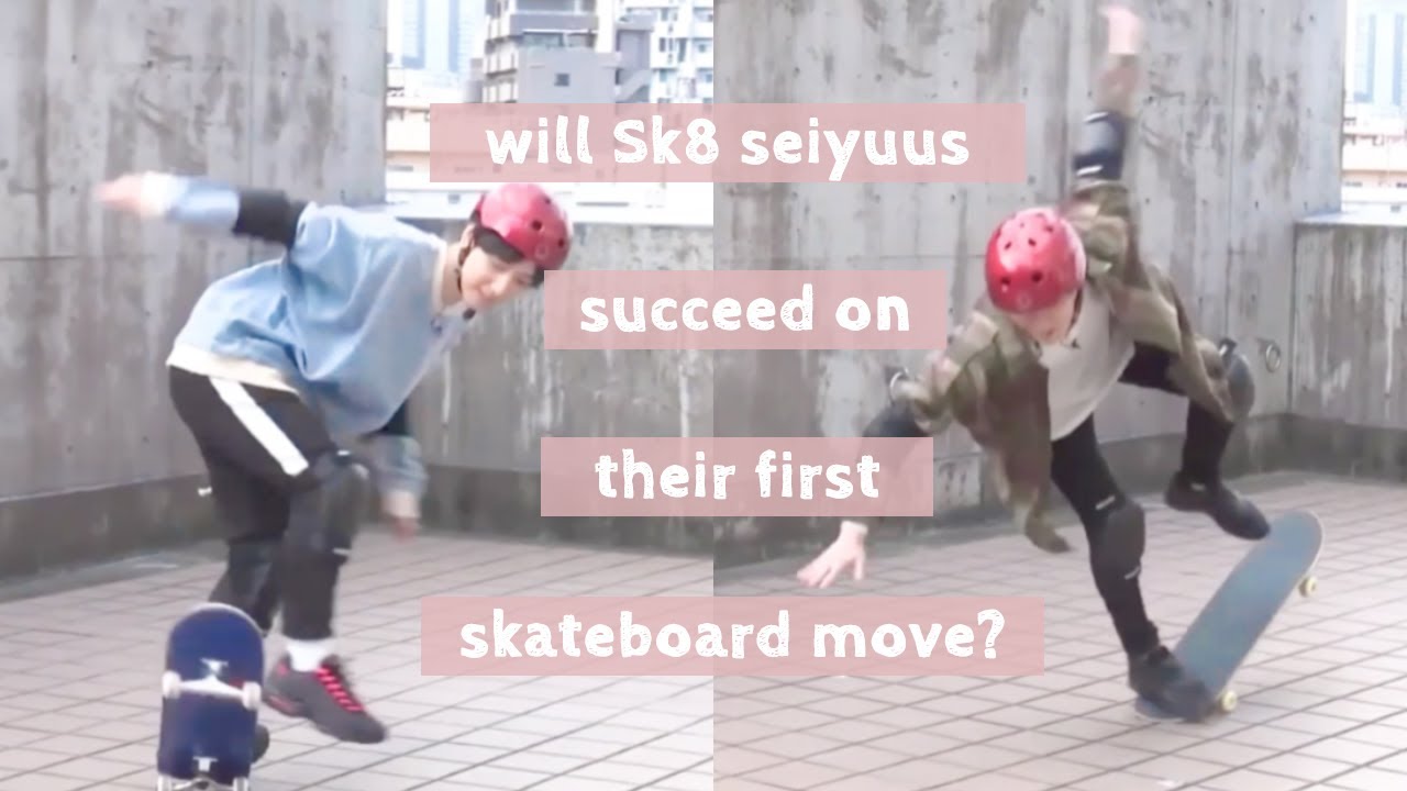 [ENG] will SK8 seiyuus succeed on their first skateboard move?