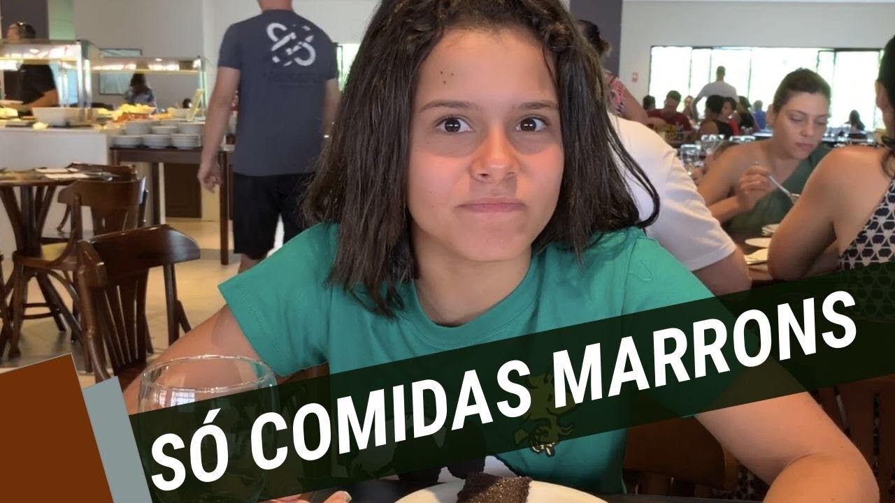 O DIA INTEIRO SÓ COMENDO COMIDAS MARRONS NO TAUA - GABRIELLA SARAIVAH