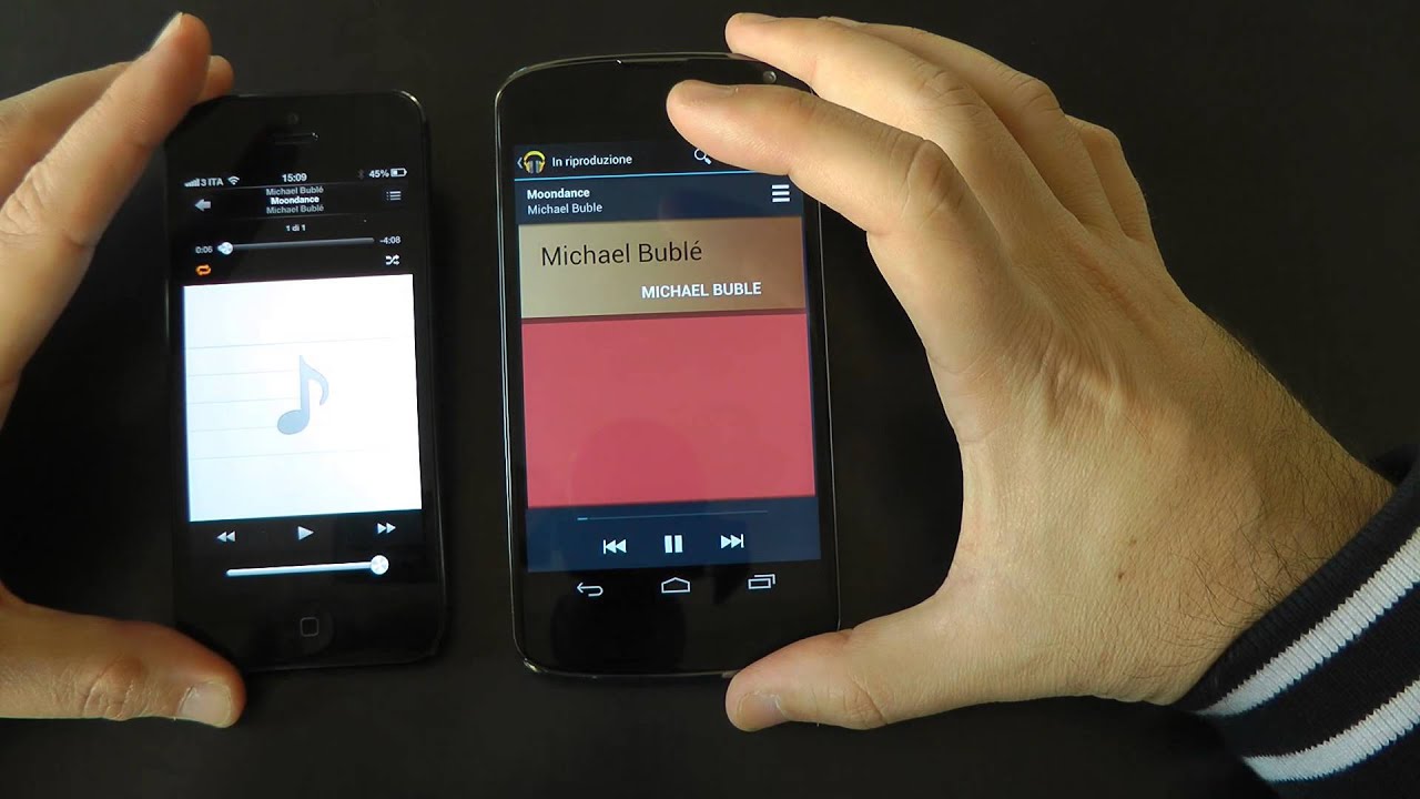 Apple iPhone 5 versus Lg Nexus 4 da Telefonino.net