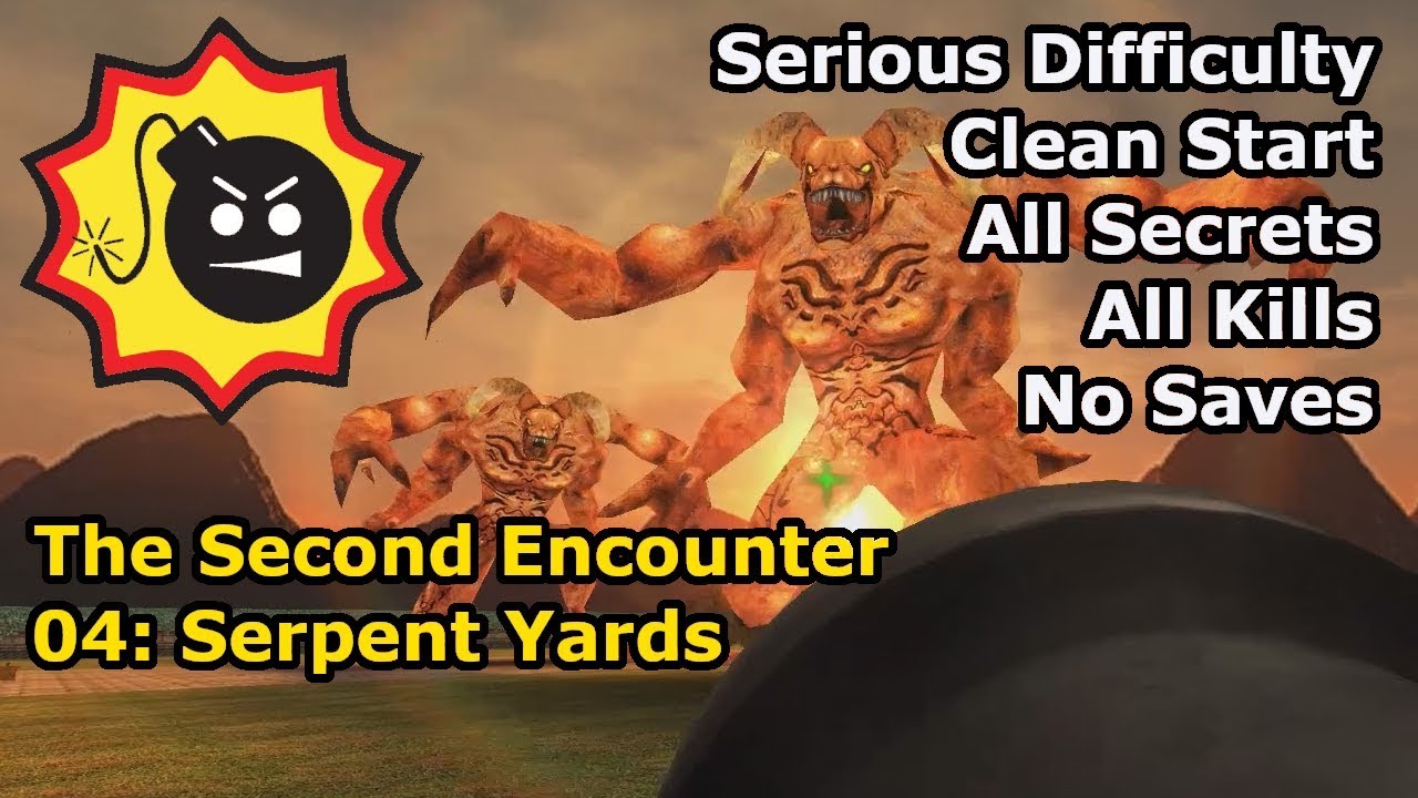 Serious Sam: The Second Encounter - 04: Serpent Yards (Serious 100%)