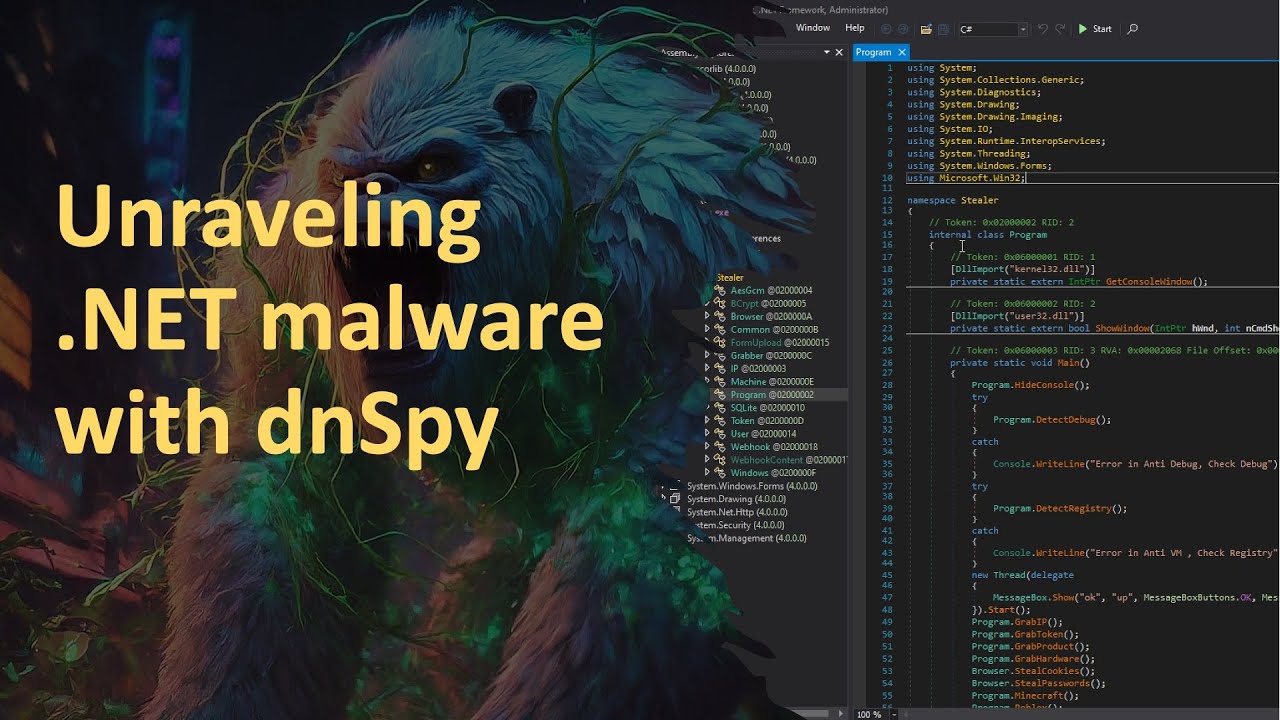 Getting Started with dnSpyEx - Unraveling a .NET Formbook Dropper