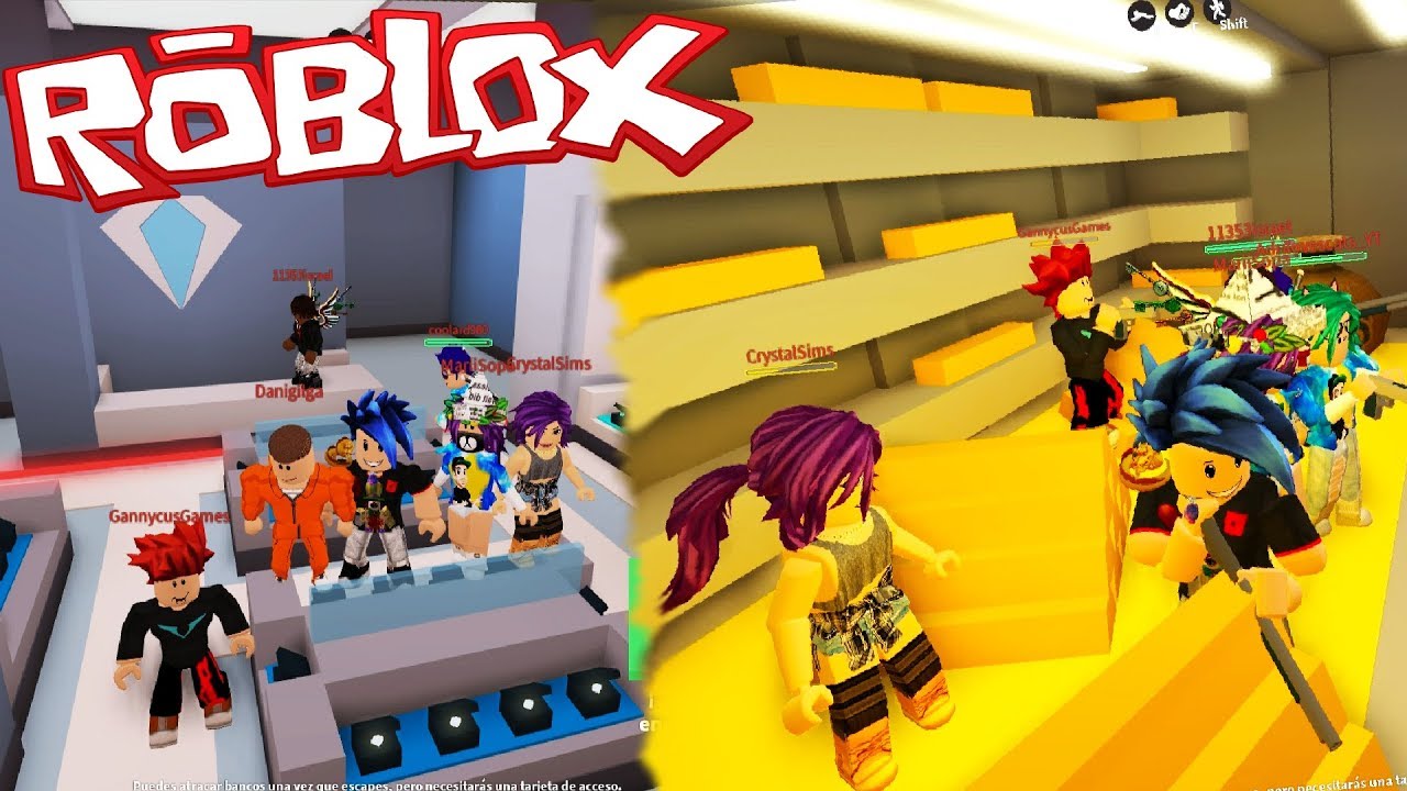 ROBO MASIVO DE JOYERIA Y BANCO | JAILBREAK | ROBLOX
