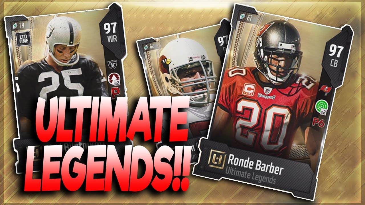 LIMITED TIME FRED BILETNIKOFF 97! NEW RONDE BARBER AND DAN DIERDORF| MADDEN 18 ULTIMATE TEAM ULS