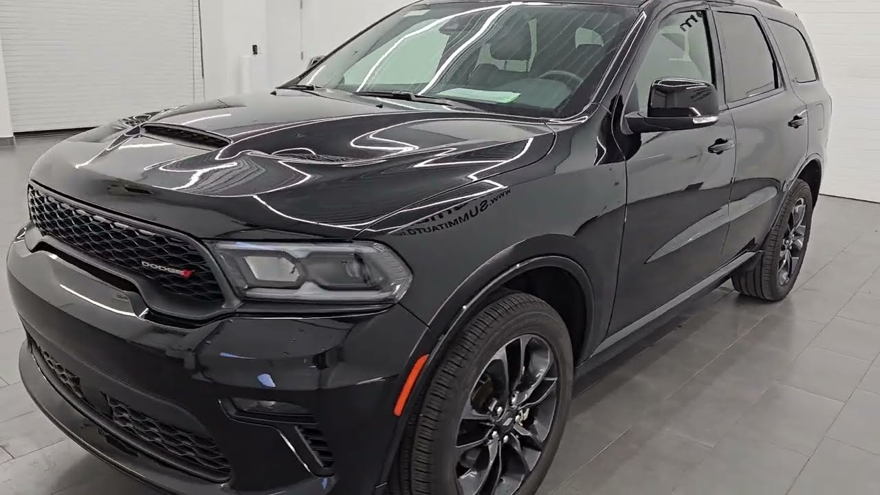 2022 DODGE DURANGO GT PLUS PREMIUM QUADS NAV MOON DB BLACK 4K WALKAROUND 14703Z SOLD!