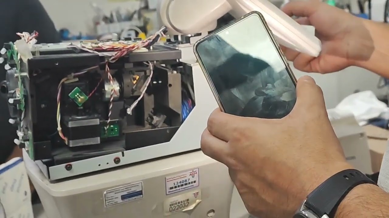 How to repair Temporarily Topcon KR-1 Auto Refractometer Eye not Detectected