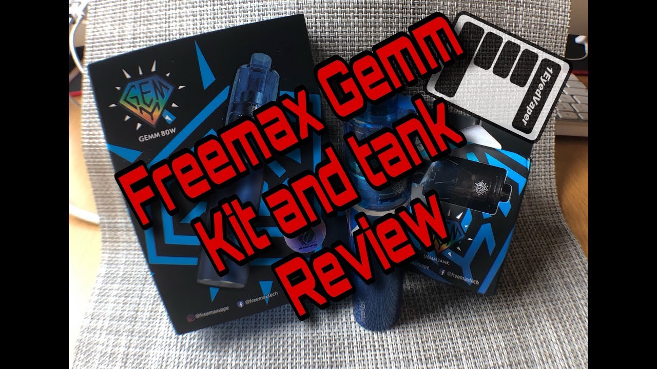 Freemax GEMM kit and tank review.  English!