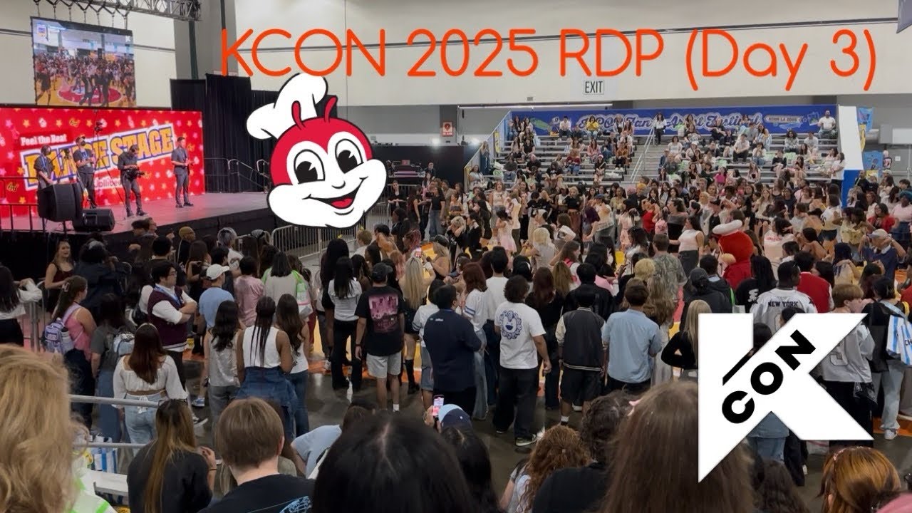 KCON LA 2025 Dance Stage - Random Dance Play Day 3 w/ Jollibee
