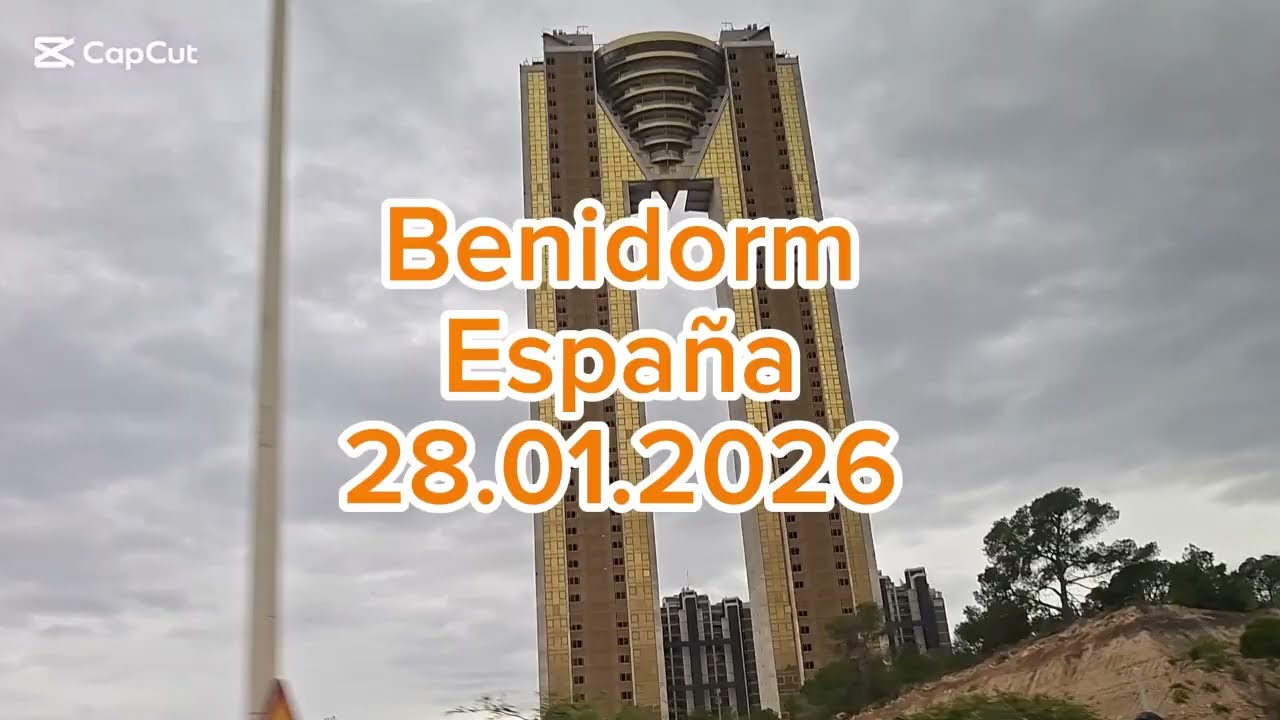 Benidorm 28.01.2026 #Spain #foryou  #vlog #yt #WeLikeToTravel