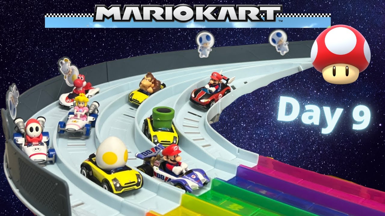 MARIO KARTS SLIME RACING | DIECAST CARS TOURNAMENT 9