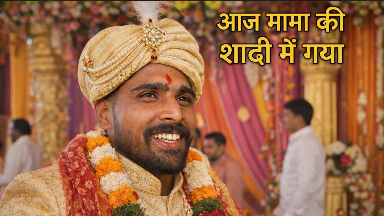आज मामा की शादी में गया | गांव की देसी शादी का पूरा व्लॉग | Indian Wedding Vlog 🎊🥳