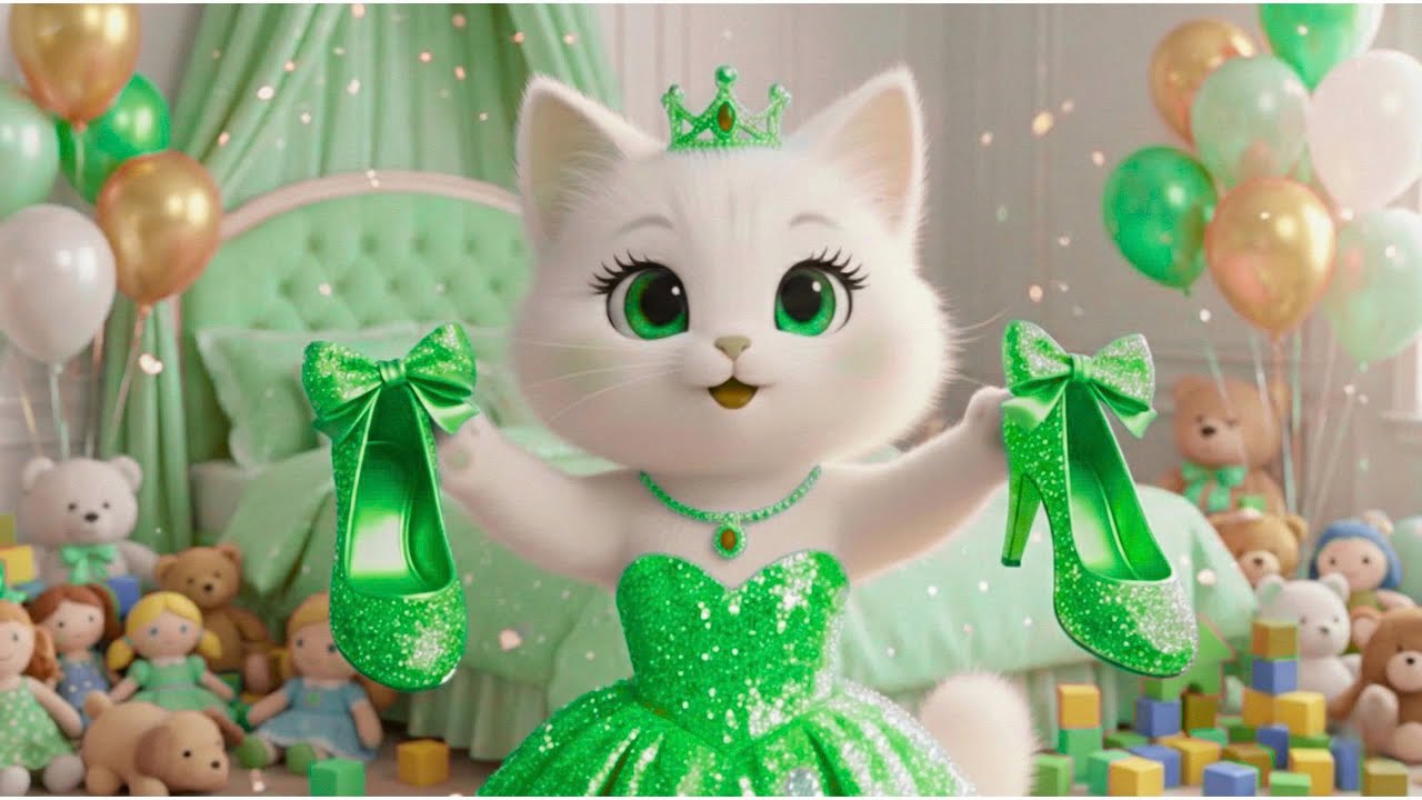 Cute Kitten’s Makeup Surprise at a Luxury Car🚗Mom and Kitten Walk the Catwalk🐱|Cat Makeup#AIcatstory