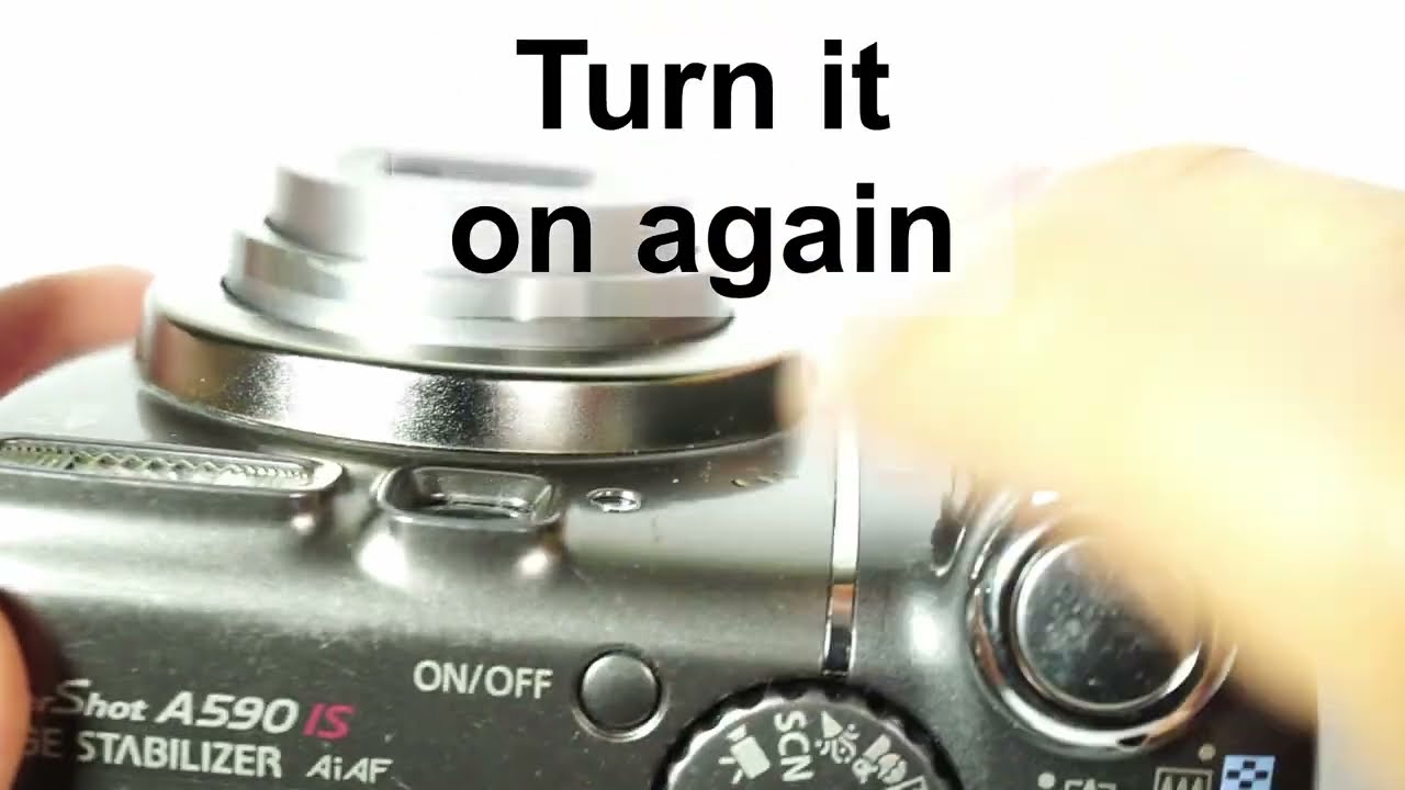 Canon A590 Camera Clock Battery Replacement