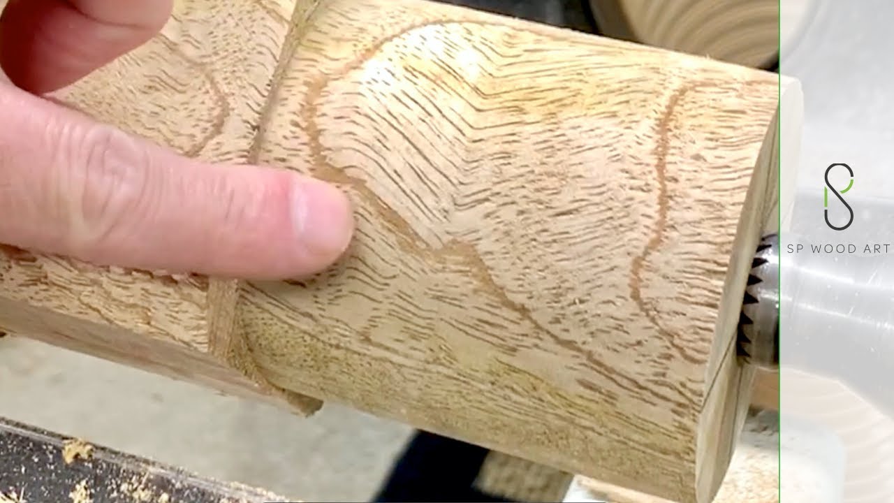 Wood Turning A Mango Wood Bud Vase